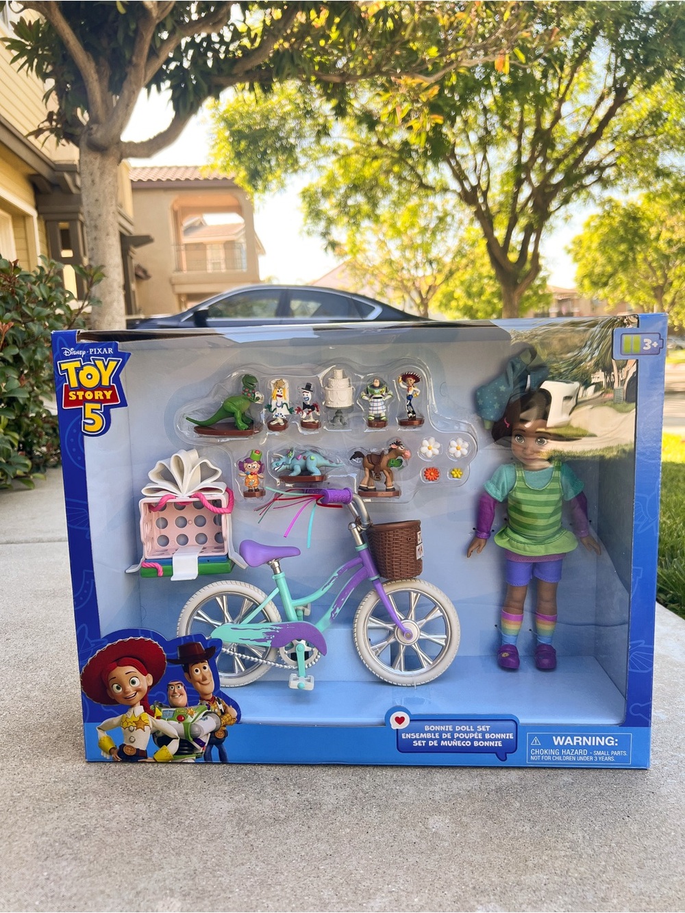 Disney Bonnie Doll Playset with Purple & Teal Bike and Accessories